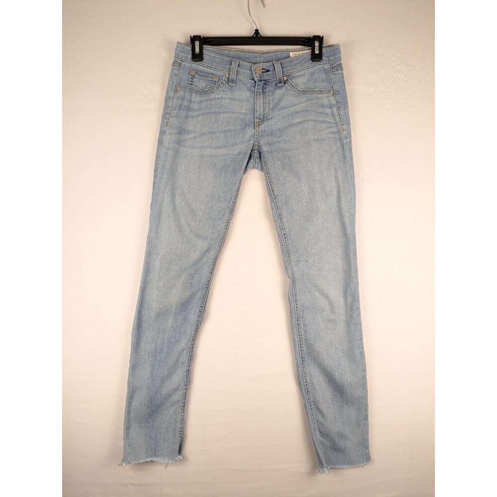 Rag & Bone‎ Jeans Womens 25 Light Wash Skinny Raw Hem